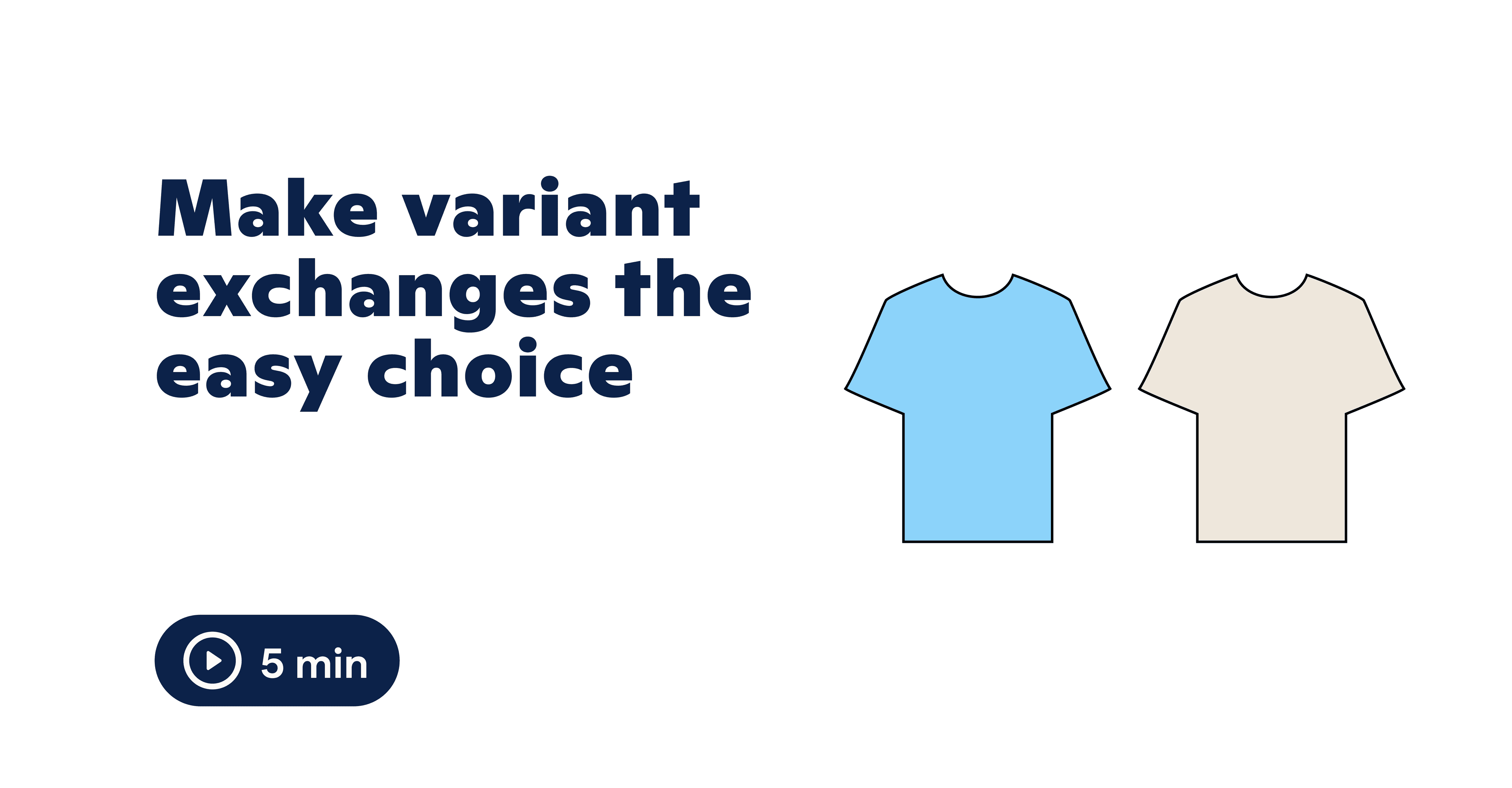 Variant Exchanges: Allow shoppers to exchange instead of return