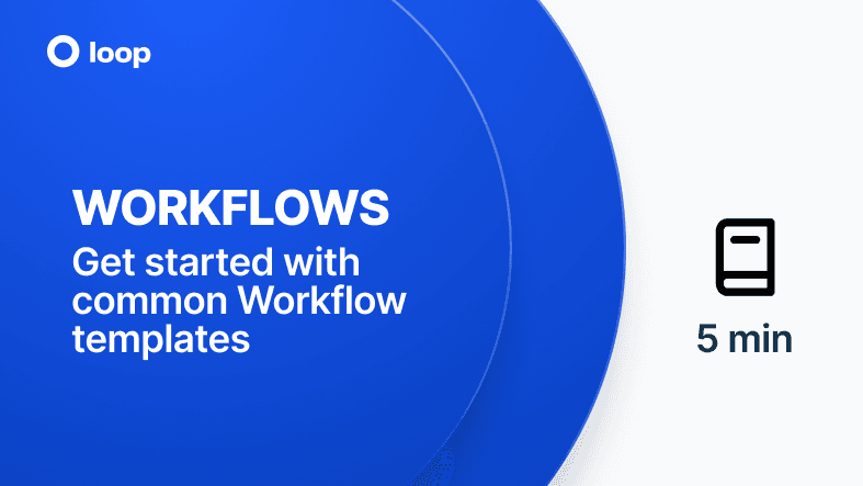 Common Workflow Templates