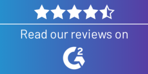Loop has a 4.5 star rating on software review site G2. Link directs to Loop's customer reviews on G2.